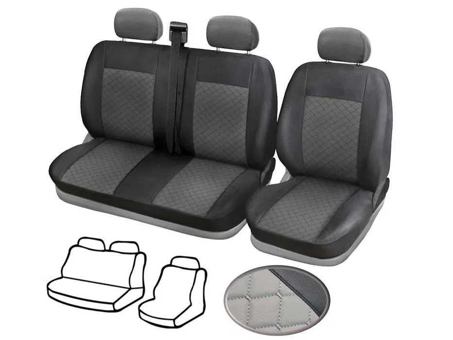 Тапицерия от кожа за Citroen Jumper 2006 -2020 / Ситроен Джъмпер / 2+1