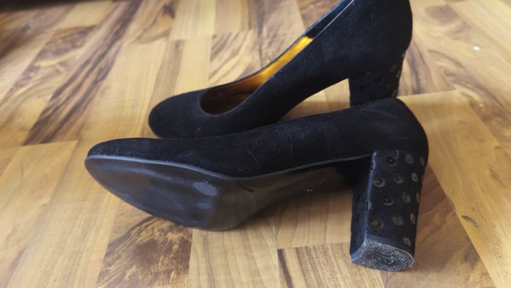 Pantofi piele întoarsă naturala