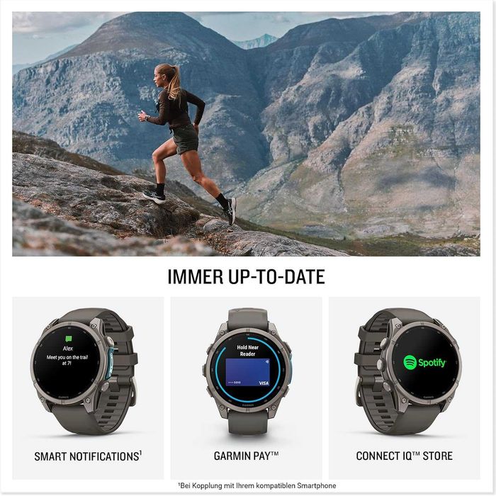 Watch Garmin Fenix 9 Amoled GPS 43mm,47mm,51mm - SlateGrey/Titan Нов! 24м Гаранция!