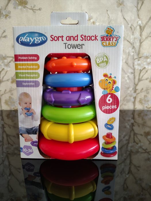 Playgro Конус с цветни рингове