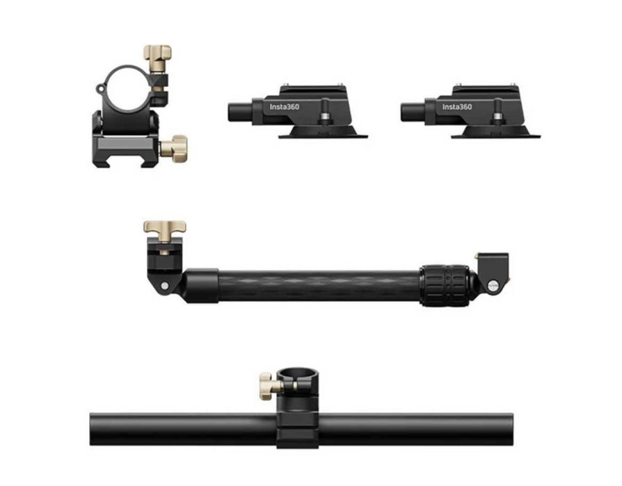 Insta360 Dual Suction Cup Car Mount and Action Invisible Selfie Stick