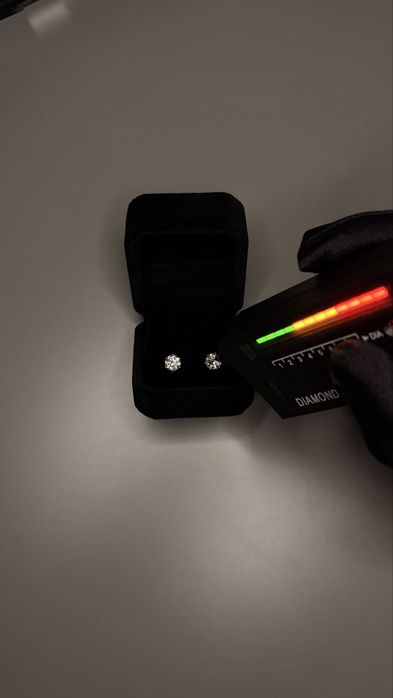 Комплект Обици и Гердан Moissanite VVS1, 1.0