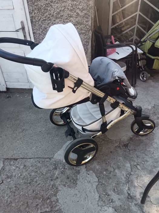 Комбинирана бебешка количка 2в1 Fintera Comfort Gold