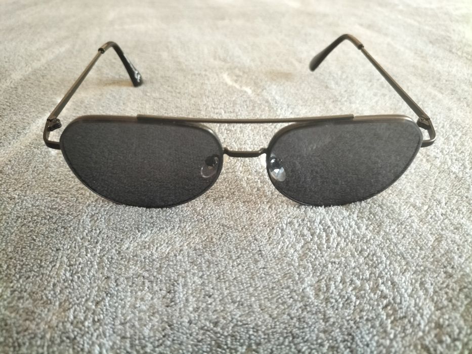 Ochelari de soare negri de barbati, polarizati, stil aviator