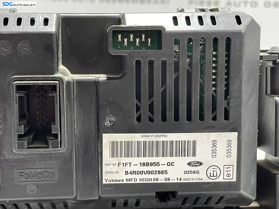 Unitate Radio CD Player AHU cu Ecran Display Ford Focus 3 2010 - 2015 Cod F1BT-18C816-HG F1FT-18B955-GC [L3125]