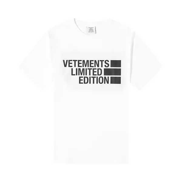 Унисекс блуза с къс ръкав Vetements - Oversized