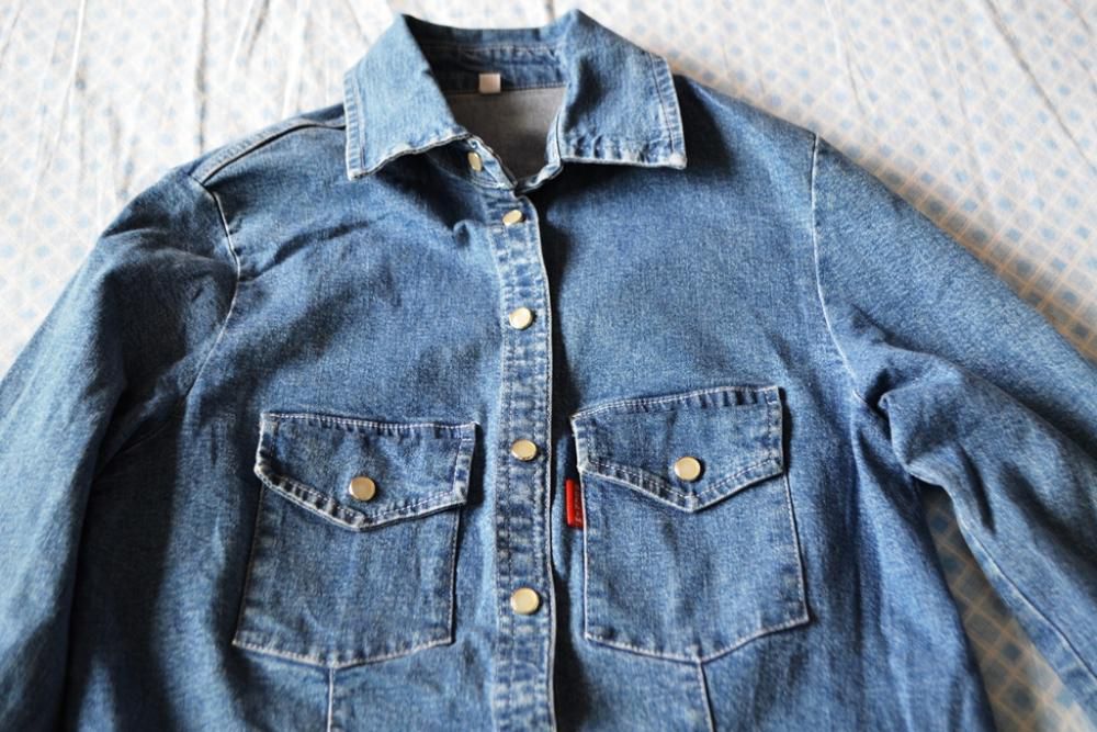 Camasa blugi dama ITALY marimea S/M / Camasa jeans dama ITALY / Camasa