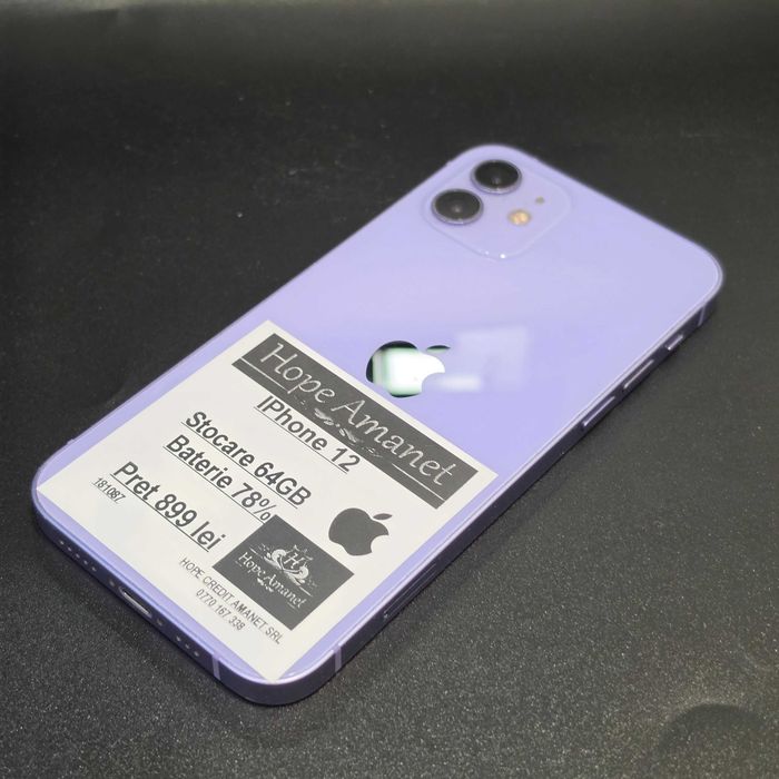 HOPE  AMANET P8 Iphone 12 64 gb 78 Baterie