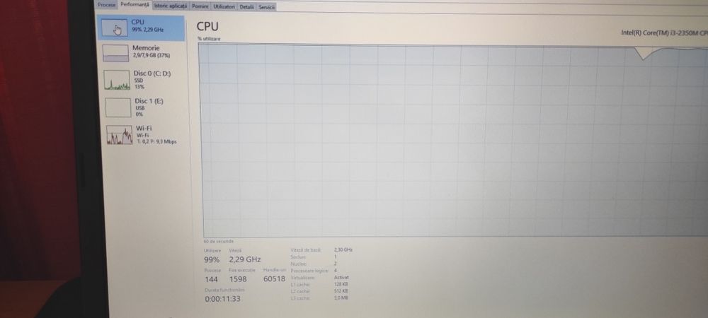 Laptop Acer Aspire 17.3 ",Intel i3 ,8GB RAM ,SSD 500 GB ,DVD-RW&cititor carduri