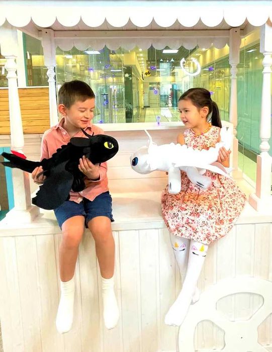 Голяма плюшена играчка Как да си дресираш дракон 25-60см