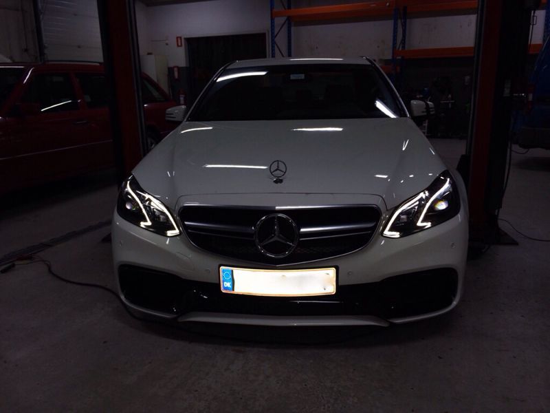 W212 фарове FULL LED би-ксенон far farove bi xenon Mercedes Мерцедес