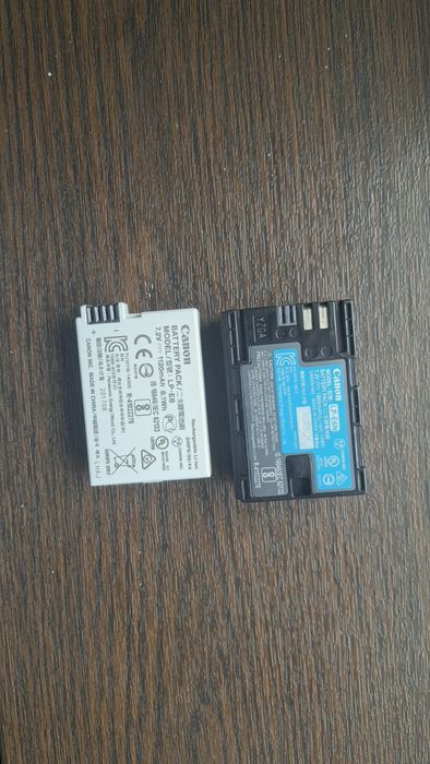 оригинальных аккумулятора Canon — LP-E6N и LP-E8