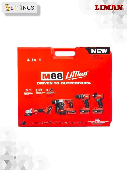Liman L4IN1 – 4v1 Akkumulyatorli Instrumentlar To‘plami