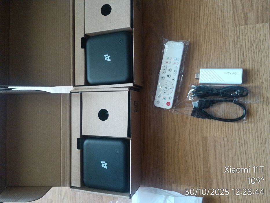 Tv box  ZTE на A1 с телевизия