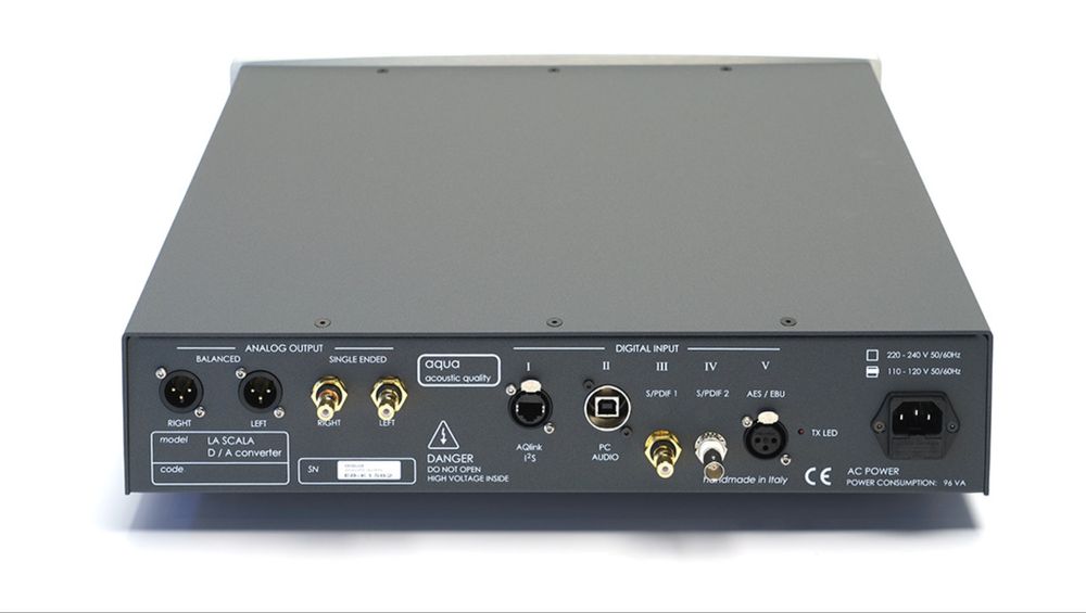 DAC Aqua La Scala R2R - ECC81 tubes