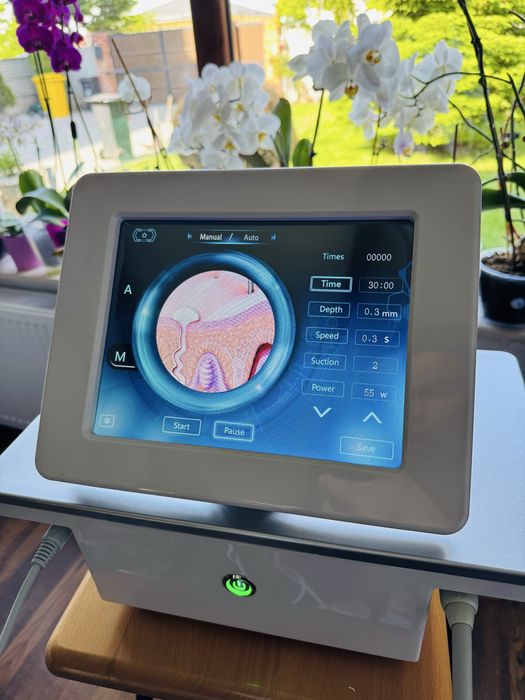 Aparat 2in1 Golden Microneedling RF Lifting Pinxel M+ Ciocan Rece