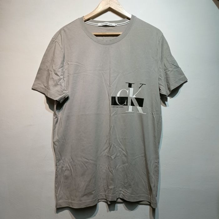 Tricou Calvin Klein Jeans gri, mărimea XL