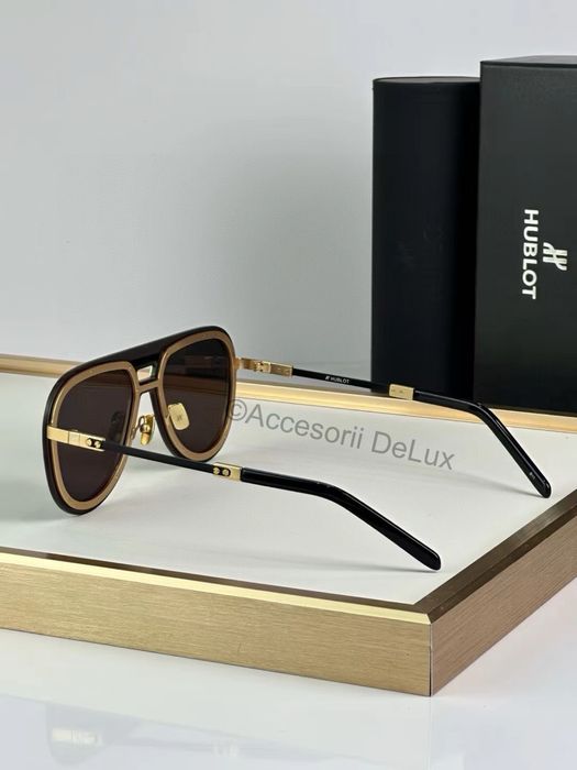 Ochelari de Soare Hublot H007 Noi Full Box [Verificare Colet] Gold