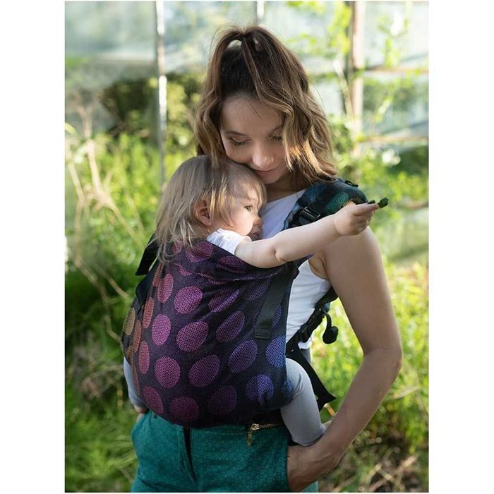 4+ месеца | Регулируема ергономична раница KinderHop MultiGrow - DOTS