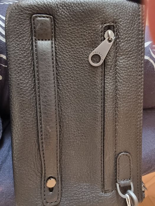 Кожаная барсетка