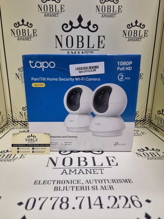 Noble Amanet - Camera supraveghere TP-LINK TAPO Wi-Fi, 2-P