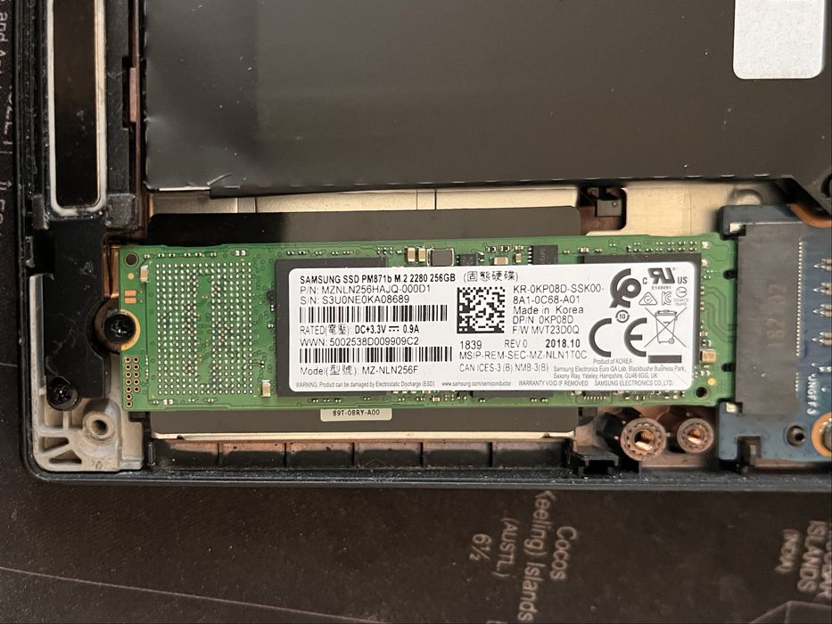 Ssd nvme и msata 2x 256gb 512gb