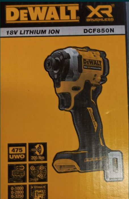 Импакт акумулаторен DeWALT DCF850N 18V 205Nm