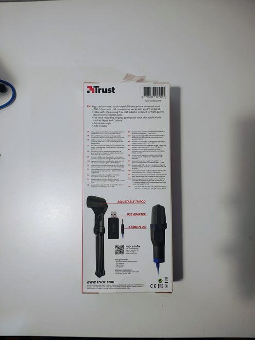 Microfon TRUST PC/laptop USB/jack SIGILAT