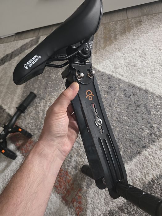 Suport copil pentru bicicletă Kids Ride Shotgun + ghidon – scaun față