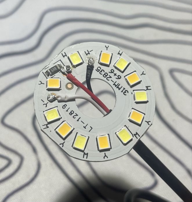 3 цветный светодиодный панель