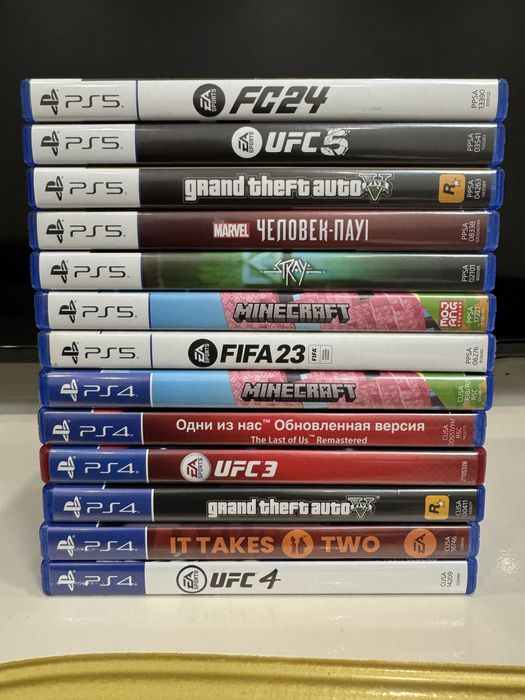 PlayStation 5 Slim 1TB. 13 дисков, 2 джойстика
