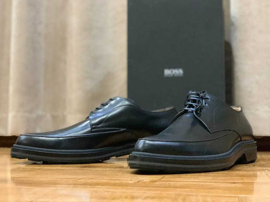 Hugo Boss кожаные туфли-дерби Италия РАЗМЕР 43