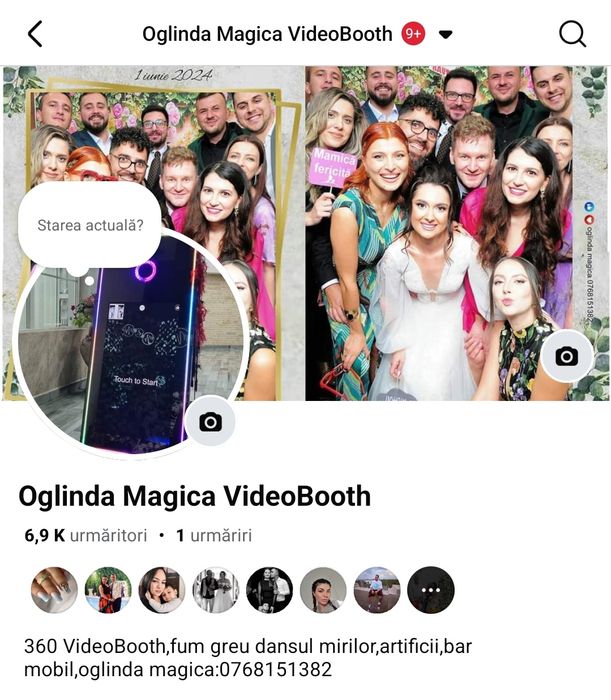 Oglinda magica,cabina foto,fum greu,sori rotitori,laser dansul mirilor