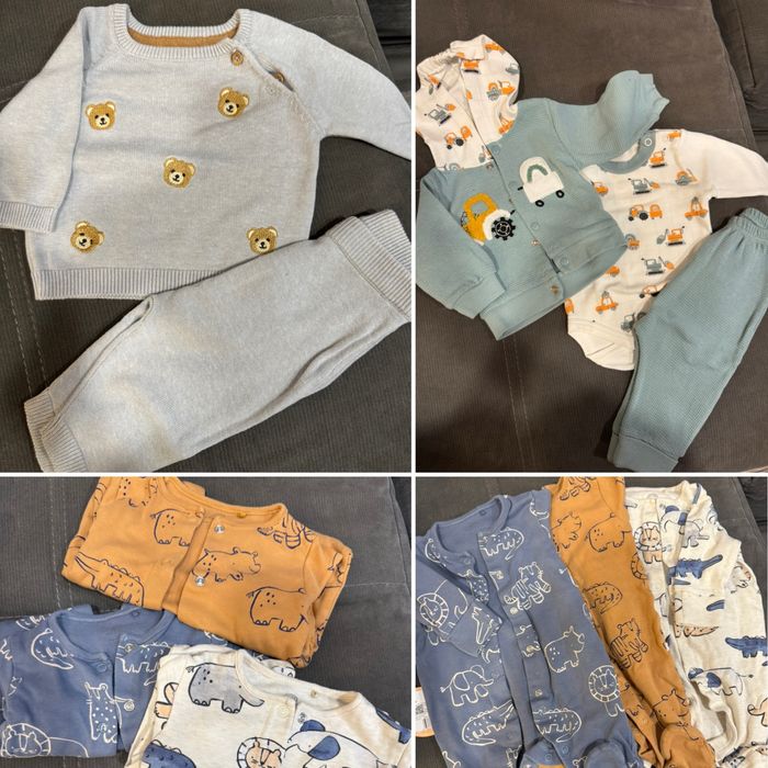 Чисто нови бебешки бодита, космонавти, пижамки, ромпъри, чорапки и др.