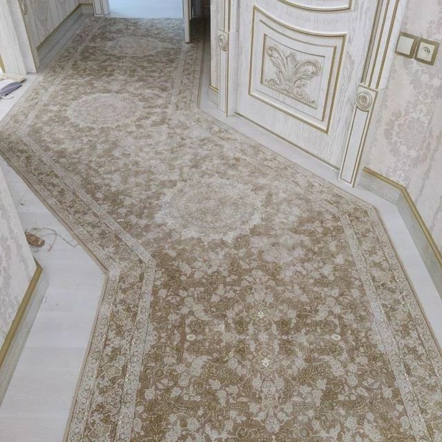 Гилам кесиш тикиш ва улаш хизматлари.