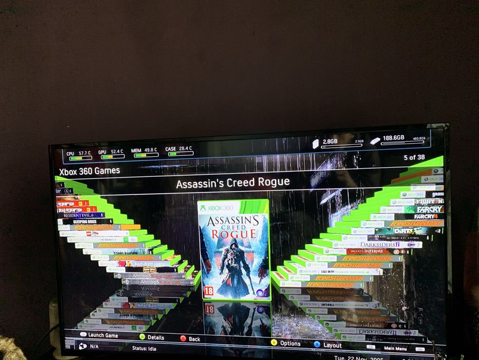 Vand Xbox 360 MODAT de 500 gb in stare perfecta