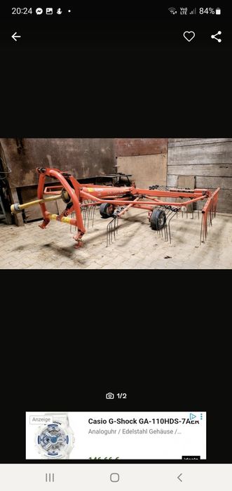 grebla grblatoare kuhn 2,5 sau 3m
