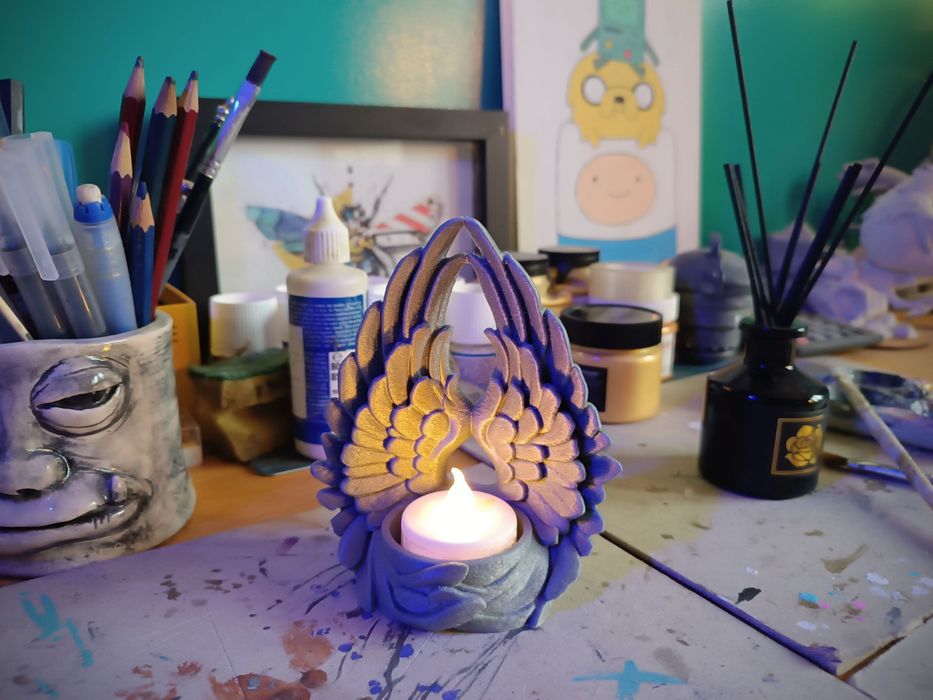 3Д Свещник - Крила