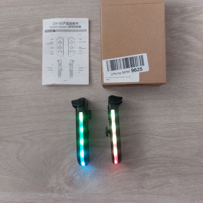 НОВИ Светещи Безжични Контролери JOY-02 за Nintendo Switch / OLED | RGB LED