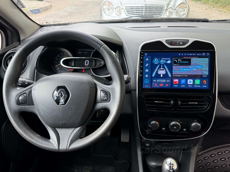 Renault Clio 4 - 10.1" Android Мултимедия Рено Клио Навигация Андроид