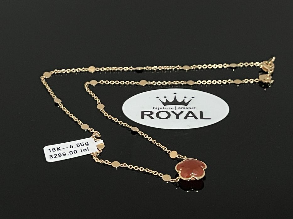 Bijuteria Royal CB : Lant aur roz 18K 750 6,65 grame