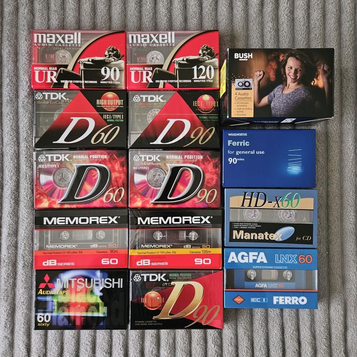 17 Casete Audio Noi Maxell TDK AGFA Memorex