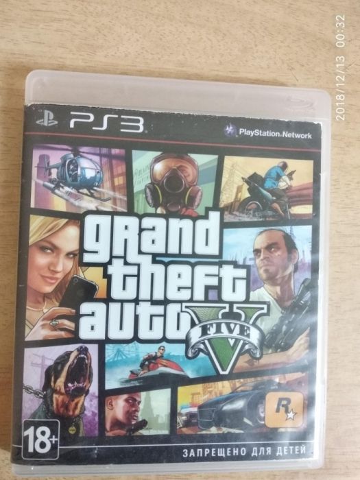 Playstation 3 (ps3)uchun gta5 disc sotiladi
