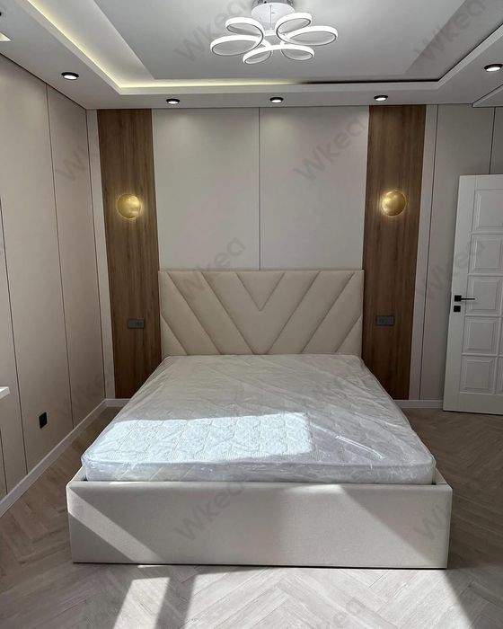 Мягкая Кровать Двуспальная, Евро Стиль Премиум, Краватлар Биринчи Кул,