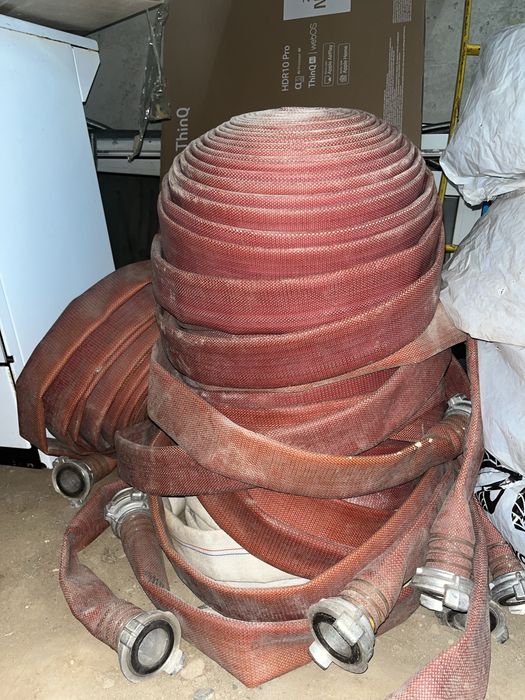 пожарные рукава.