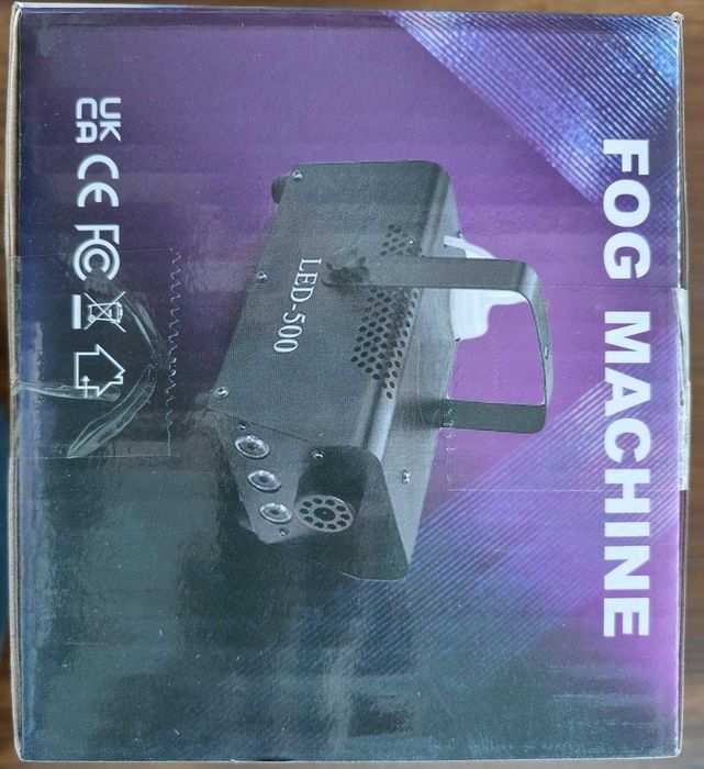 Bilisder Smoke Machine 500 W с RGB LED, машина за дим