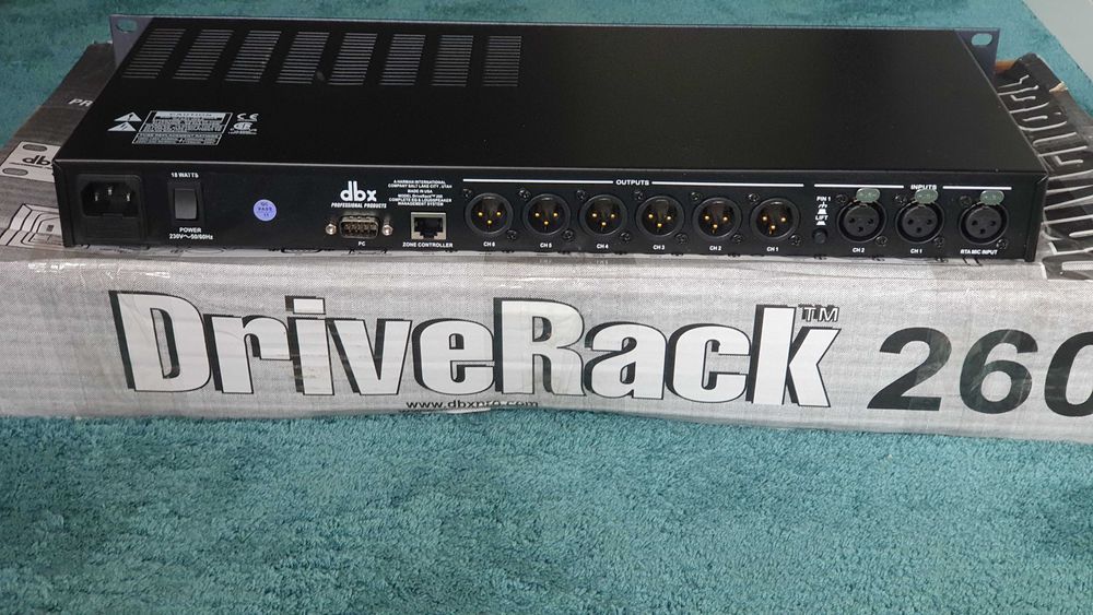 DBX Driverack 260 Made in USA, crossover чисто нов.