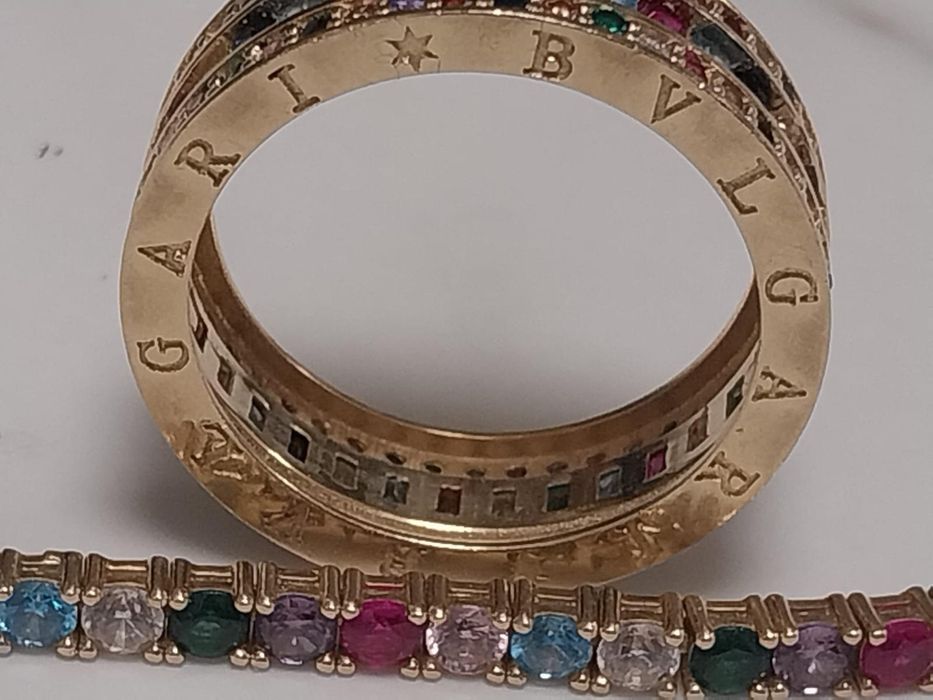 Vând inel si brățară aur 14k