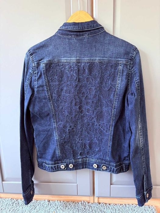 Дамско дънково яке с бродерии ESPRIT