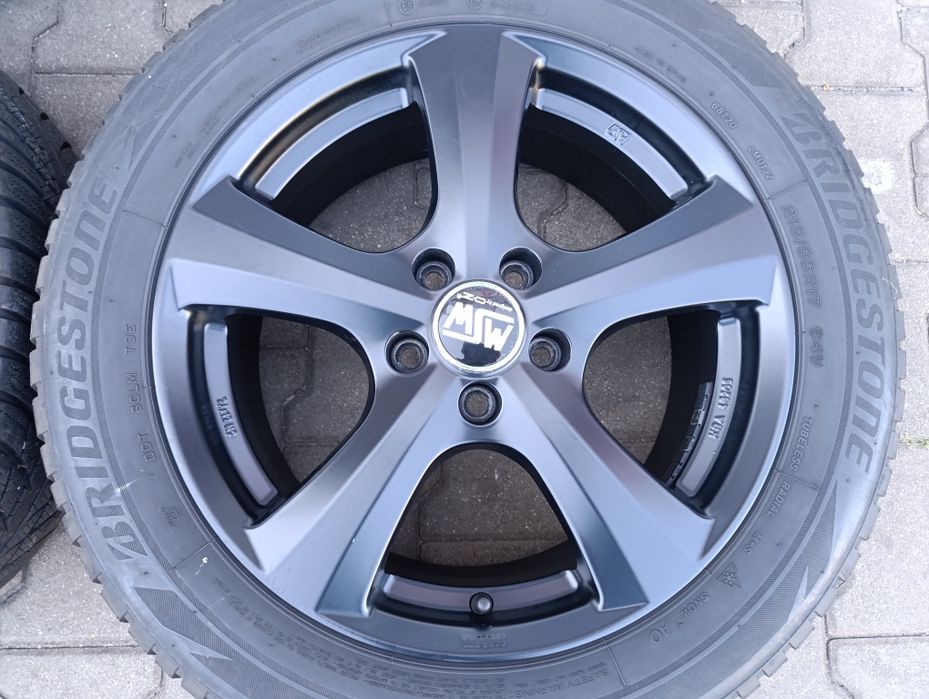 Jante aliaj VW Skoda Seat Audi 17'' 5x112 cu anvelope de iarnă